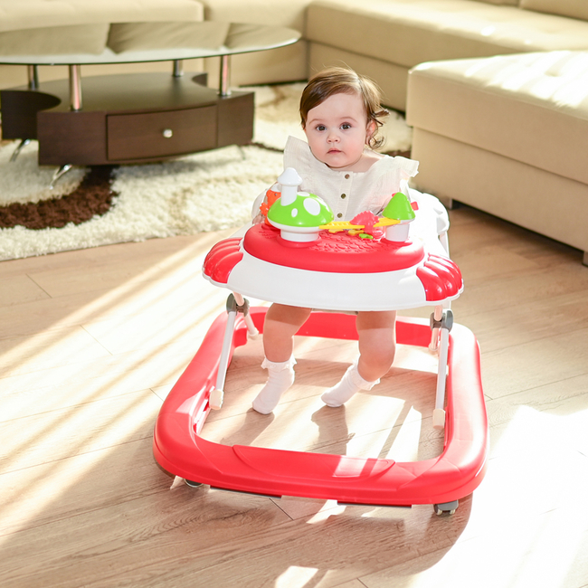 Lorelli Green Garden Baby Walker Poppy Red 10120440015