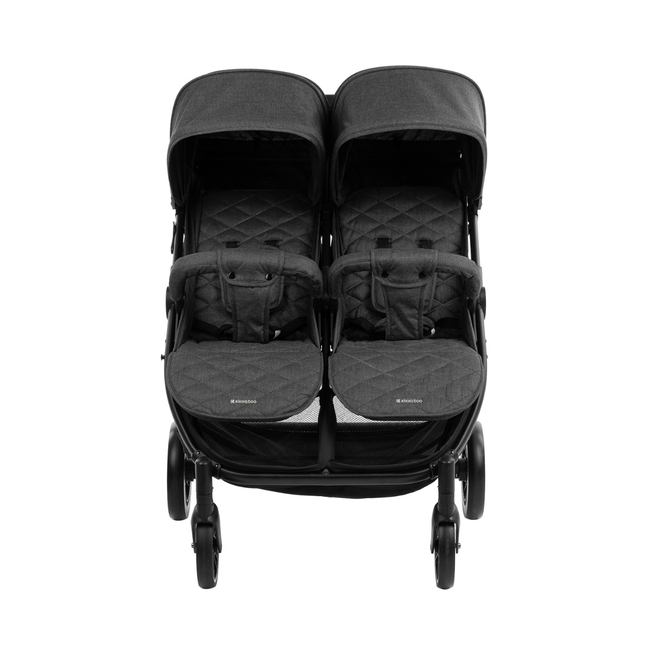 Kikka Boo Twin stroller Happy 2 Dark Grey 2023 31001040010