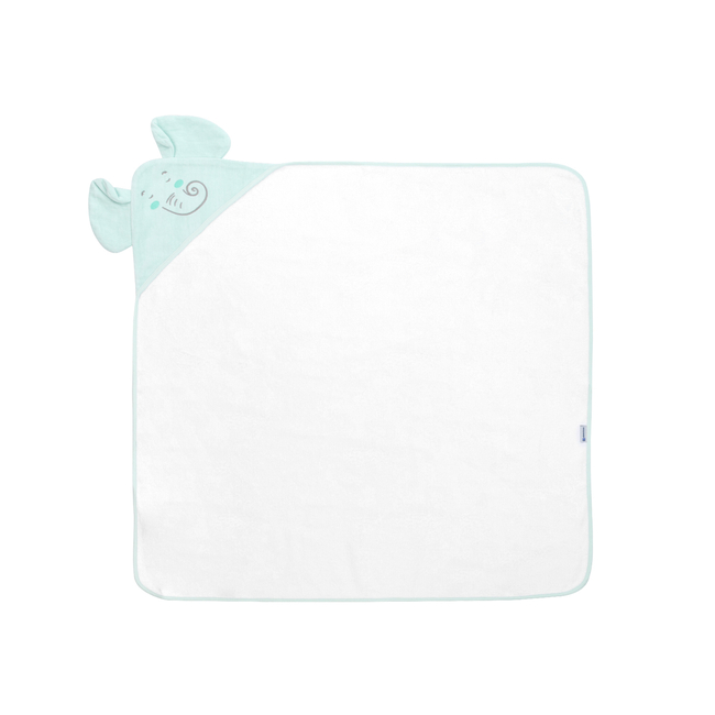 Kikka Boo Πετσέτα με κουκούλα 90/90 cm Elephant Time 31104010036