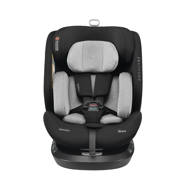 KIkka Boo Car seat 40-150 cm i-Hike i-SIZE Light Grey 31002100053