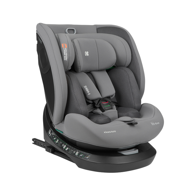 Kikka Boo Car seat 40-150 cm i-Hike i-SIZE Light Grey 2025 31002100079
