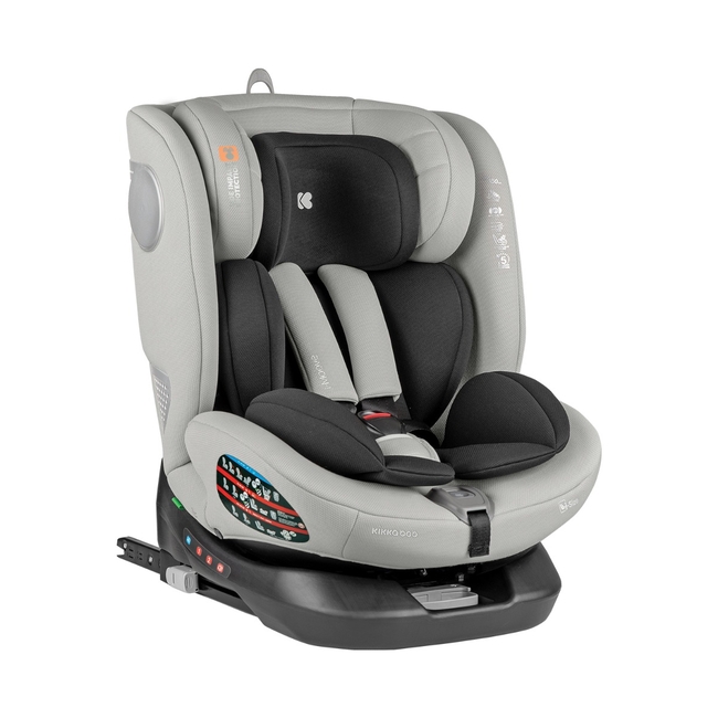 Kikka Boo Car seat 40-150 cm i-Moove i-SIZE Light Grey 31002100029