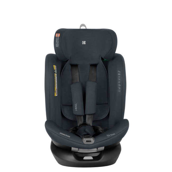 Kikka Boo Car seat 40-150 cm i-Roll i-SIZE Dark Grey 31002100061