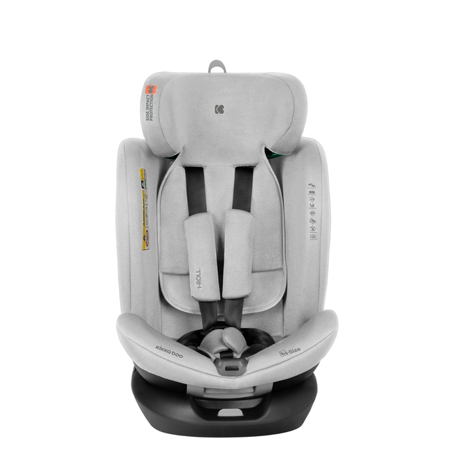 Kikka Boo i-Roll i-SIZE 40-150 cm Κάθισμα αυτοκινήτου Light Grey 31002100062  - ΔΩΡΟ Προστασία Καθίσματος