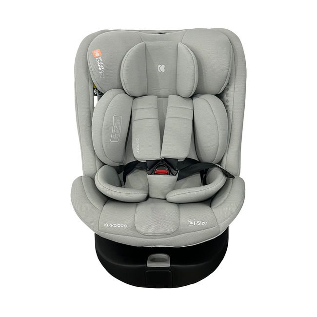 Kikka Boo i-Round i-SIZE 40-150 cm Κάθισμα αυτοκινήτου ανοιχτό γκρι 31002100072  - ΔΩΡΟ Προστασία Καθίσματος