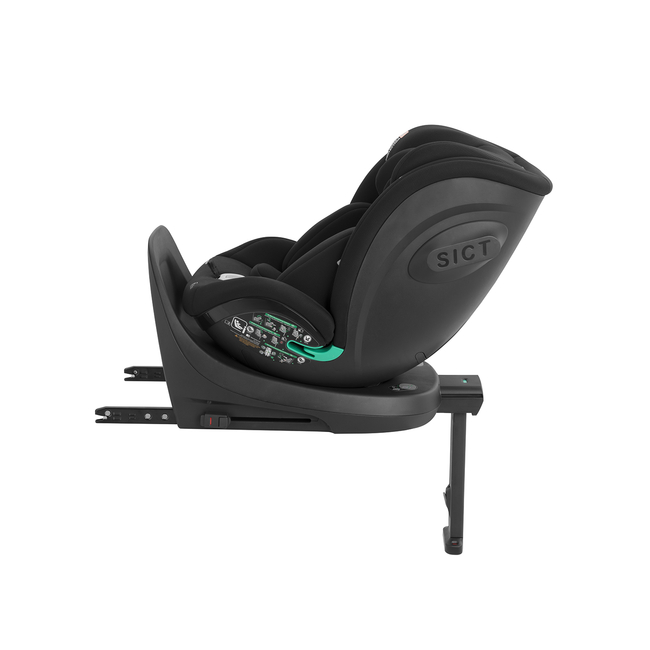 Kikka Boo i-Twist i-SIZE Κάθισμα αυτοκινήτου 40-150 cm Μαύρο 31002100044  - ΔΩΡΟ Προστασία Καθίσματος