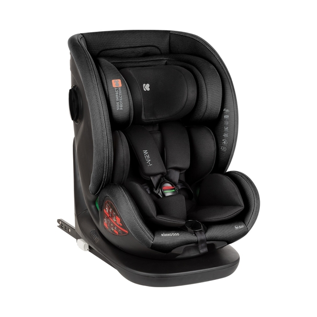 KIkka Boo Car seat 40-150 cm i-View i-SIZE Black 31002100032
