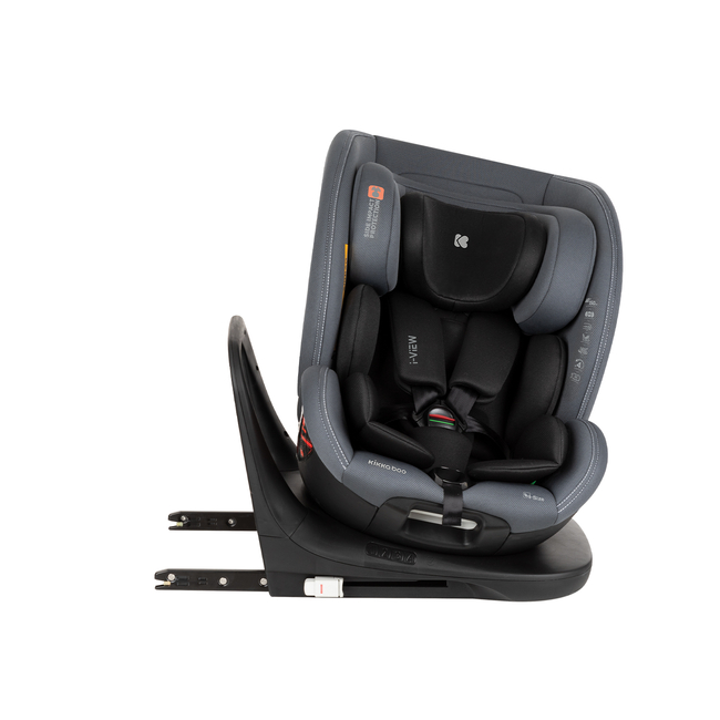 KIkka Boo Car seat 40-150 cm i-View i-SIZE Dark Grey 31002100033
