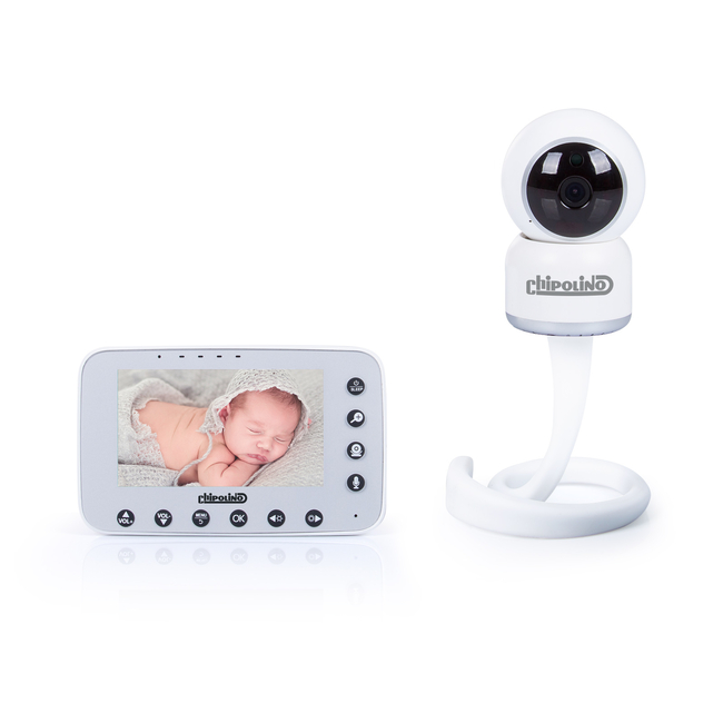 Chipolino Atlas Video Baby Monitor 4.3" LCD Display VIBEFAT02301WH