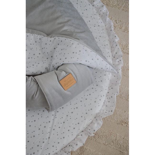 Jukki Baby Nest Cocoon 100x55 Twinkle Stars & Grey Velvet