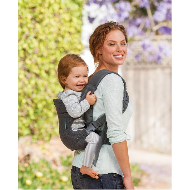 Infantino Flip 4-in-1 Baby Carrier | Ergonomic, Stylish & Adjustable Grey