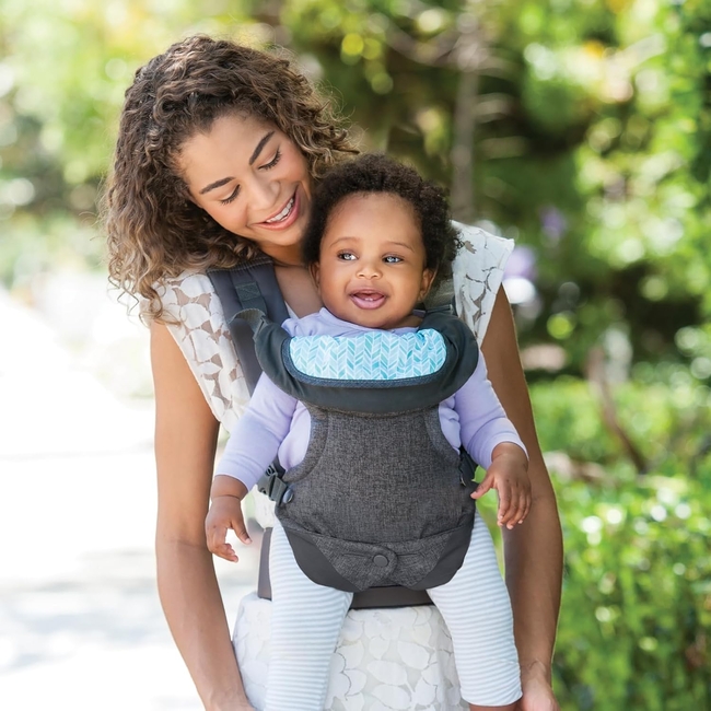 Infantino Flip 4-in-1 Baby Carrier | Ergonomic, Stylish & Adjustable Grey