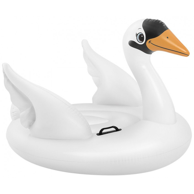 Intex Inflatable Swan Mega Ride-On Swim Pool Float #57557