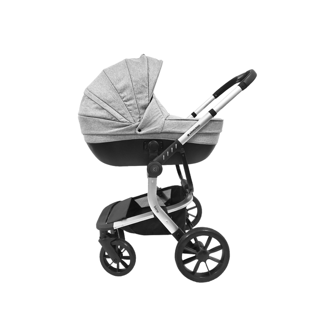 Kikka Boo Stroller 3in1 with plastic carrycot Irene Grey 31001010223