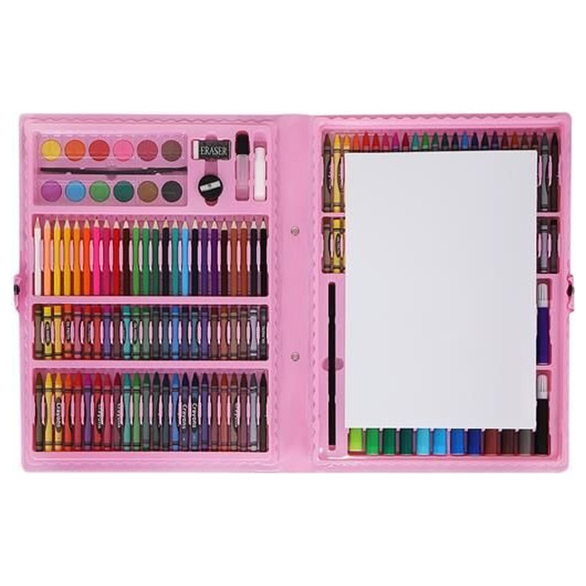 ISO Art Set for Painting 168pcs + Pink Suitcase 9174