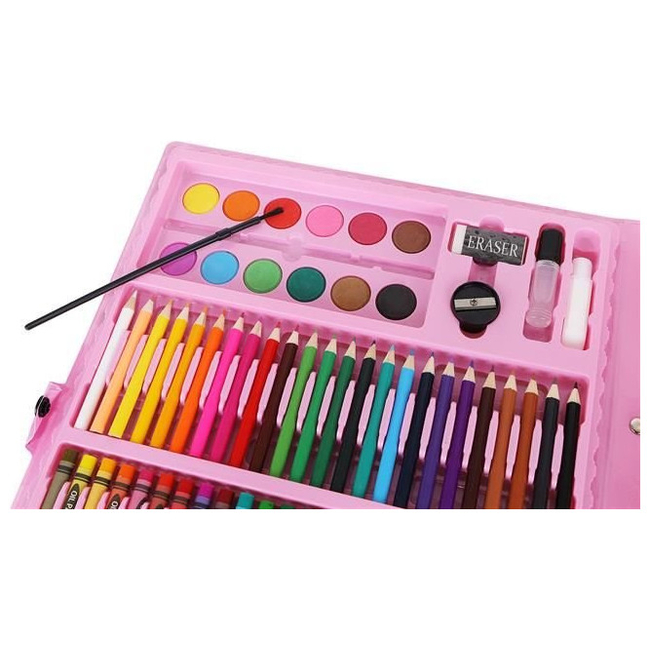 ISO Art Set for Painting 168pcs + Pink Suitcase 9174