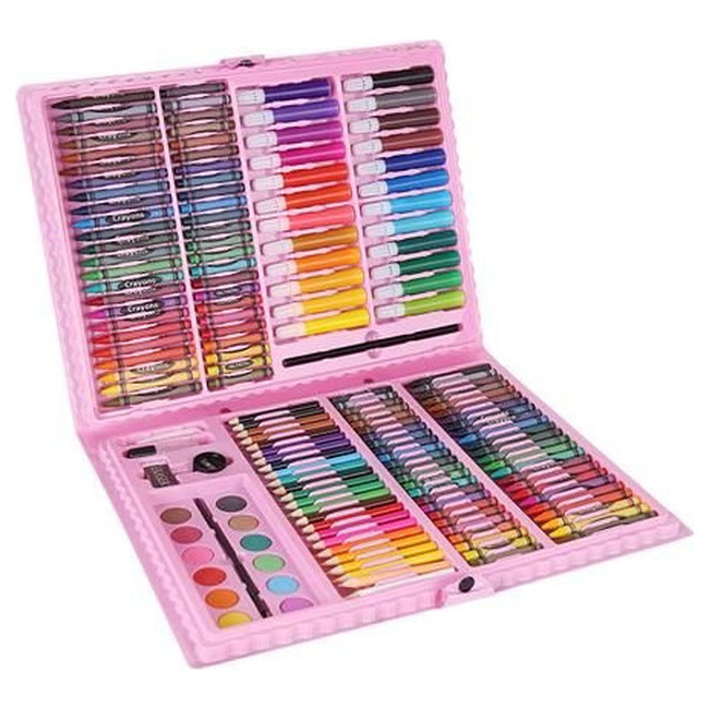 ISO Art Set for Painting 168pcs + Pink Suitcase 9174