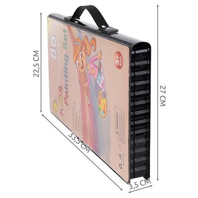 ISO Painting Set 86pcs with Carrying Case 9173
