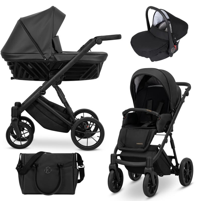 Kunert IVENTO Black Frame 3 σε 1 Ολοκληρωμένο Σύστημα Μεταφοράς Color IVE-07 Black Pearl