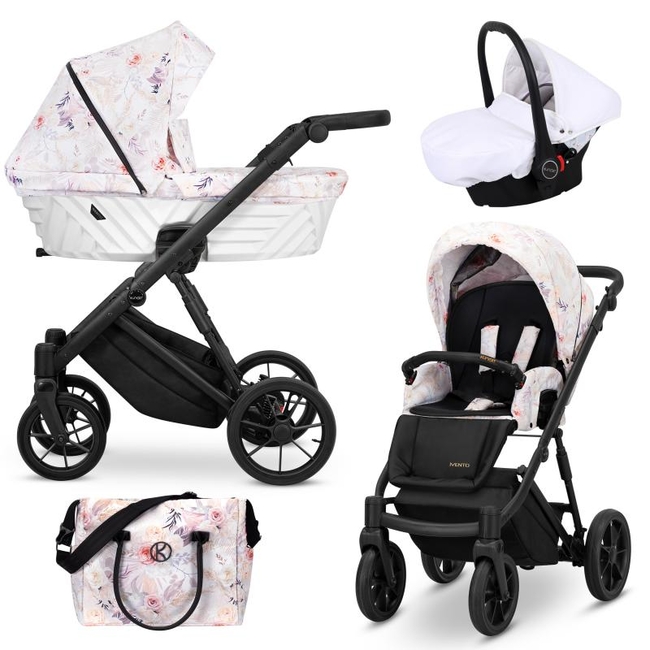 Kunert IVENTO Black Frame 3 σε 1 Ολοκληρωμένο Σύστημα Μεταφοράς Color IVE-04 Delicate Flowers