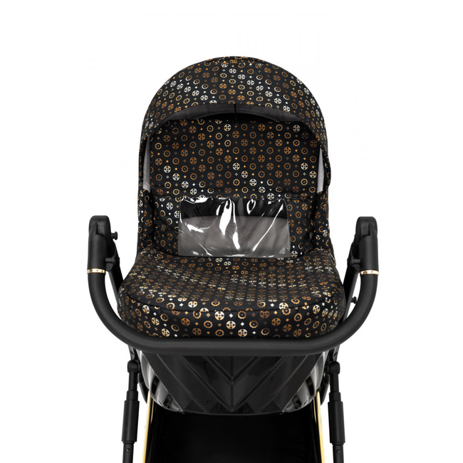 Kunert IVENTO 3 in 1 Complete Travel System Color GOLD Frame IVE-03 Pastel Grass