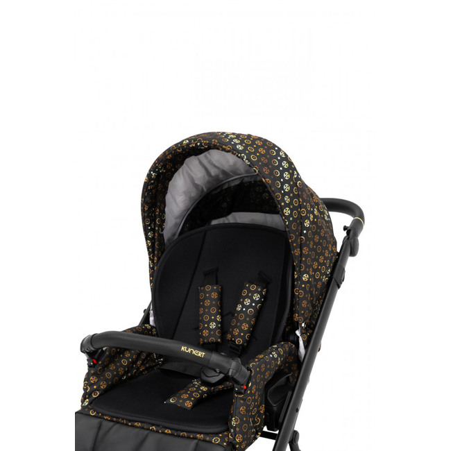 Kunert IVENTO 3 in 1 Complete Travel System Color GOLD Frame IVE-03 Pastel Grass