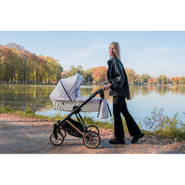 Kunert IVENTO 3 in 1 Complete Travel System Color GOLD Frame IVE-01