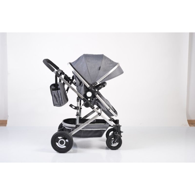 Moni Ciara 2 in 1 Reversible Stroller 0+months - Grey (3800146235178)