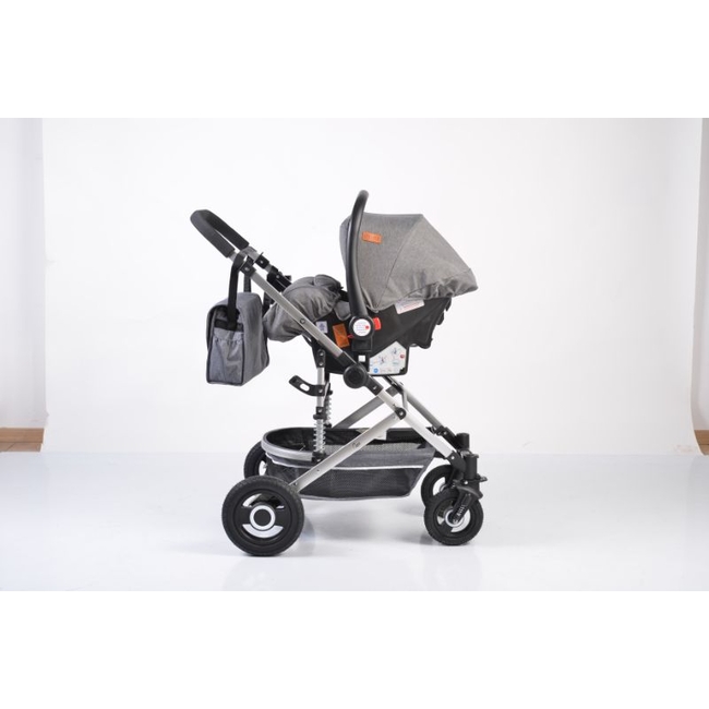 Moni Ciara 2 in 1 Reversible Stroller 0+months - Grey (3800146235178)