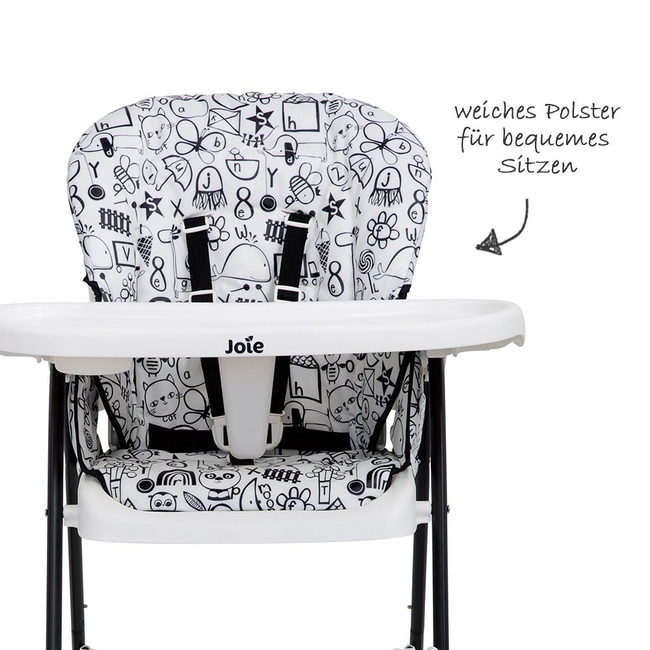 Joie Mimzy Snacker High Chair Alphabet H1127AAASP000