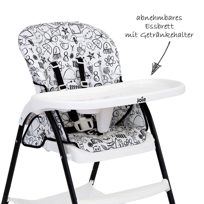 Joie Mimzy Snacker High Chair Alphabet H1127AAASP000