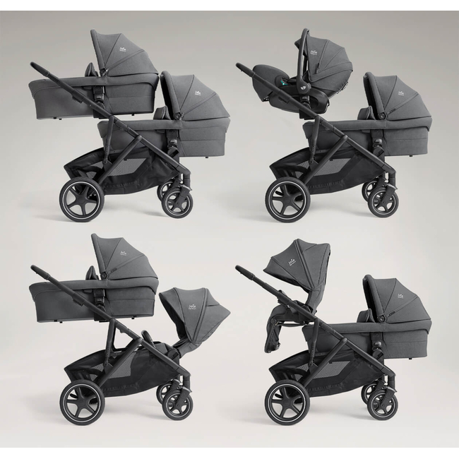Joie Versiti™ 2 σε 1 Signature Καρότσι για 2 Παιδιά 22kg ανά παιδί Ebony