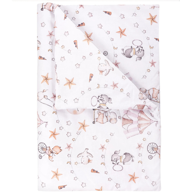 Jukki Baby Nest Cocoon Φωλιά Για Βρέφη 100x55 Διπλής Όψης Σετ 5 τχμ Candy Circus