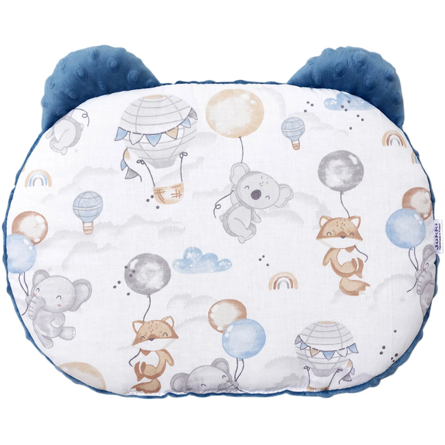 Jukki Baby Nest XXL For Babies 65x120 Set 5 pcs Balloon Friends & Denim Minky