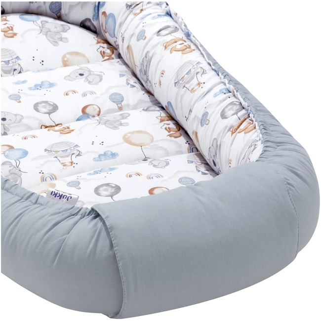 Jukki Baby Nest XXL For Babies 65x120 Set 5 pcs Balloon Friends