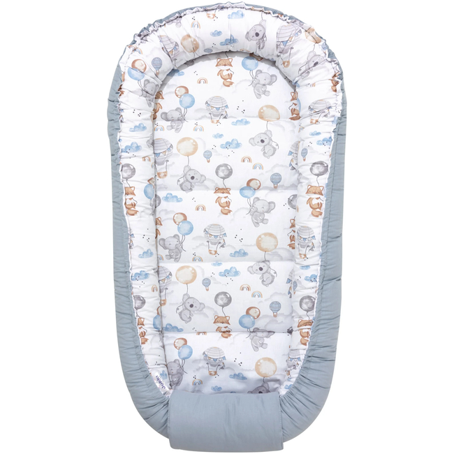 Jukki Baby Nest XXL For Babies 65x120 Set 5 pcs Balloon Friends