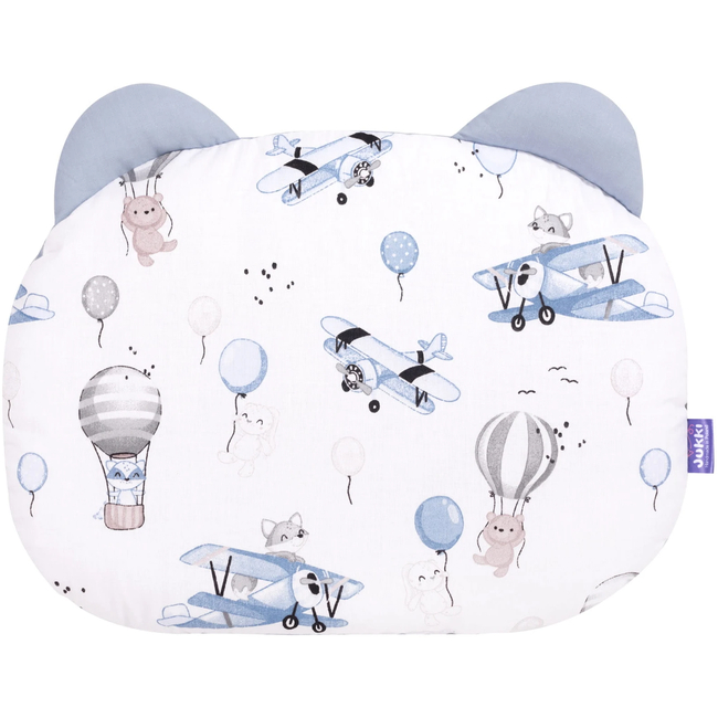 Jukki Baby Φωλιά XXL Για Βρέφη 65x120 Σετ 5 τμχ Balloon Travel Blue