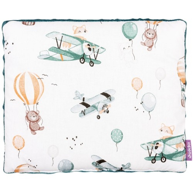 Jukki Χειροποίητο Σετ Baby Nest 5 τμχ Φωλιά Μωρού 100x55cm 0+μηνών - Balloon Travel Minky (5904506806232)