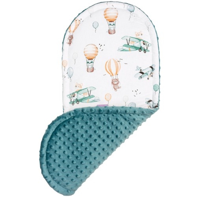 Jukki Χειροποίητο Σετ Baby Nest 5 τμχ Φωλιά Μωρού 100x55cm 0+μηνών - Balloon Travel Minky (5904506806232)