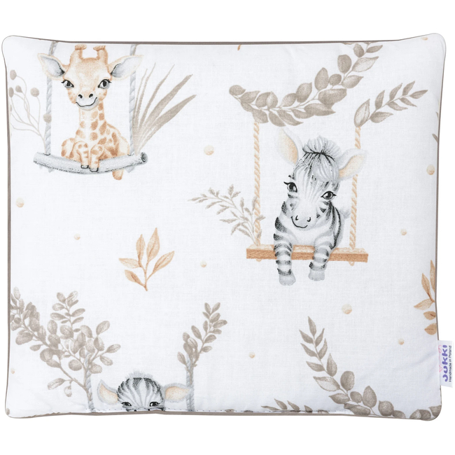 Jukki Baby Φωλιά Για Βρέφη 100x55 Σετ 5 τμχ Υφασμα Happy Jungle 5904506821792
