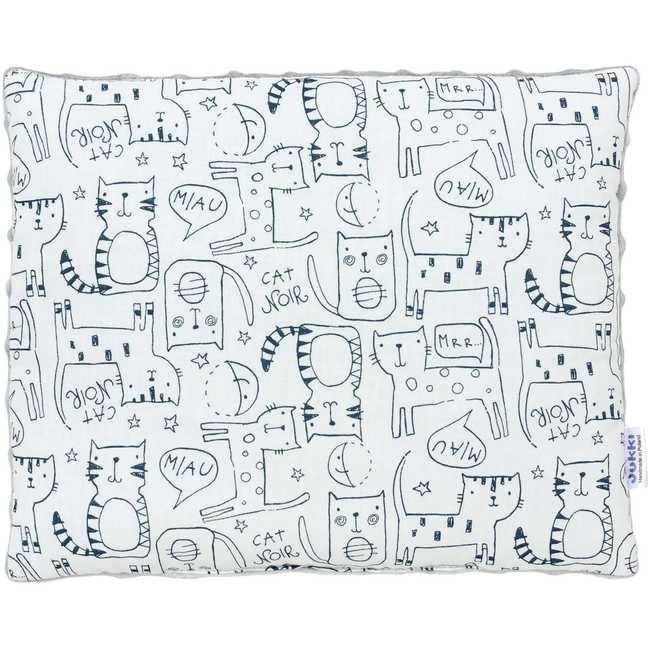Jukki Baby Φωλιά Για Βρέφη 100x55 Σετ 5 τμχ Υφασμα Minky Hello Kitten 5904506817733