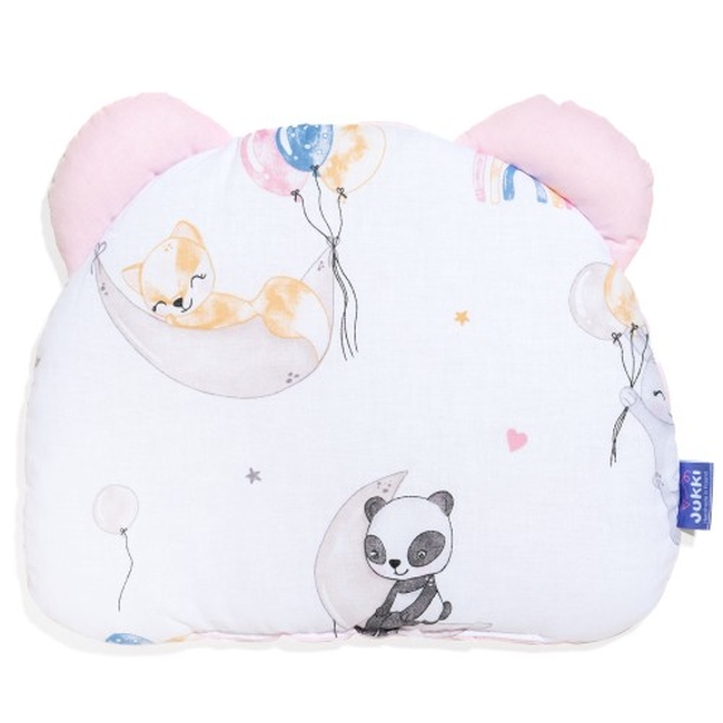 Jukki Χειροποίητο Σετ Baby Nest 5 τμχ Φωλιά Μωρού 90x50cm 0+μηνών - Panda Love (5904506809318)