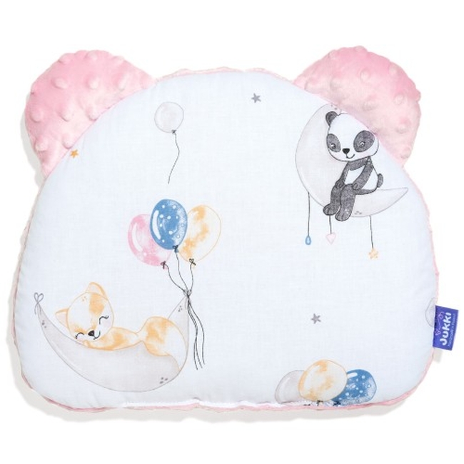 Jukki Χειροποίητο Σετ Baby Nest 5 τμχ Φωλιά Μωρού 100x55cm 0+μηνών - Panda Love Minky (5904506809332)