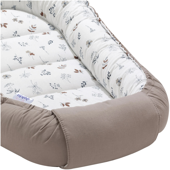 Jukki Baby Nest Cocoon Φωλιά Για Βρέφη 100x55 Διπλής Όψης Σετ 5 τχμ Simply Nature