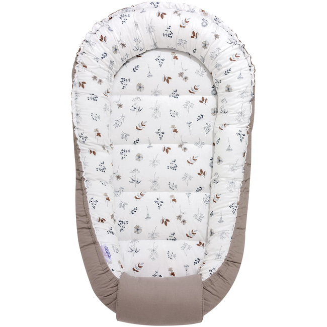 Jukki Baby Nest Cocoon Φωλιά Για Βρέφη 100x55 Διπλής Όψης Σετ 5 τχμ Simply Nature