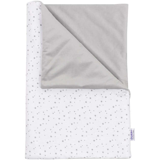 Jukki Baby Nest Cocoon 100x55 Double Sided Set of 5 Twinkle Stars & Grey Velvet