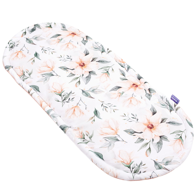 Jukki Baby Nest Cocoon Φωλιά Για Βρέφη 100x55 Διπλής Όψης Σετ 5 τχμ Magnolia Bloom Velvet