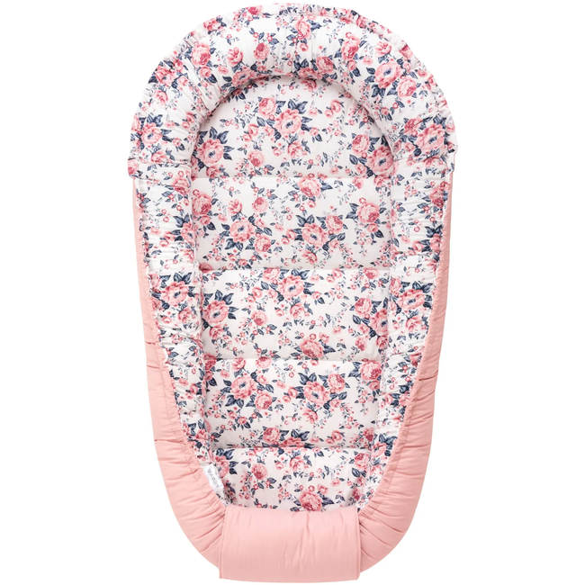 Jukki Baby Φωλιά XXL Για Βρέφη 65x120 Σετ 5 τμχ Roses