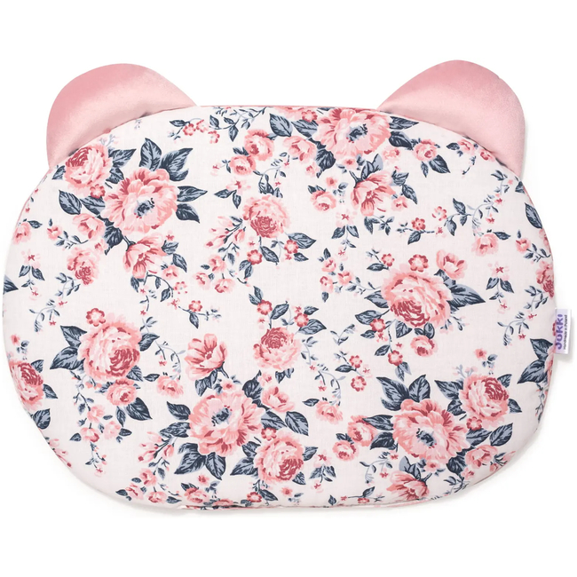 Jukki Baby Φωλιά XXL Για Βρέφη 65x120 Σετ 5 τμχ Roses & Smokey Ροζ Soft Velvet