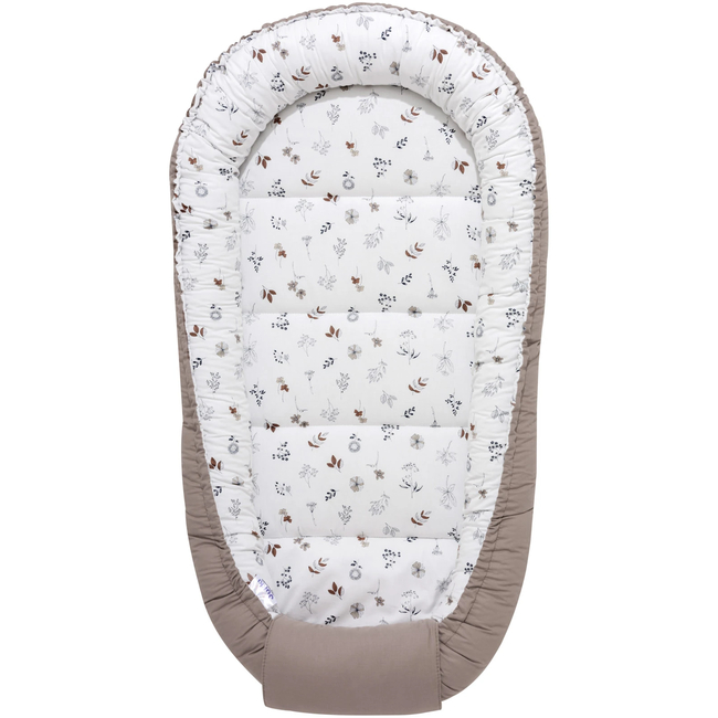 Jukki Baby Φωλιά XXL Για Βρέφη 65x120 Σετ 5 τμχ Simply Nature